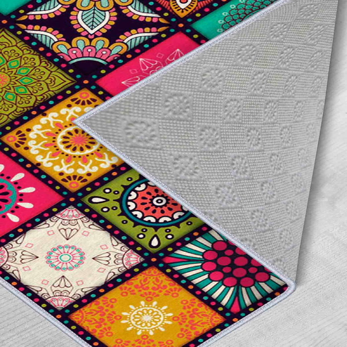 Conceptum Alfombra de Poliéster Multicolor 80 x 250 cm Conceptum Alfombra de Poliéster Multicolor 80 x 250 cm